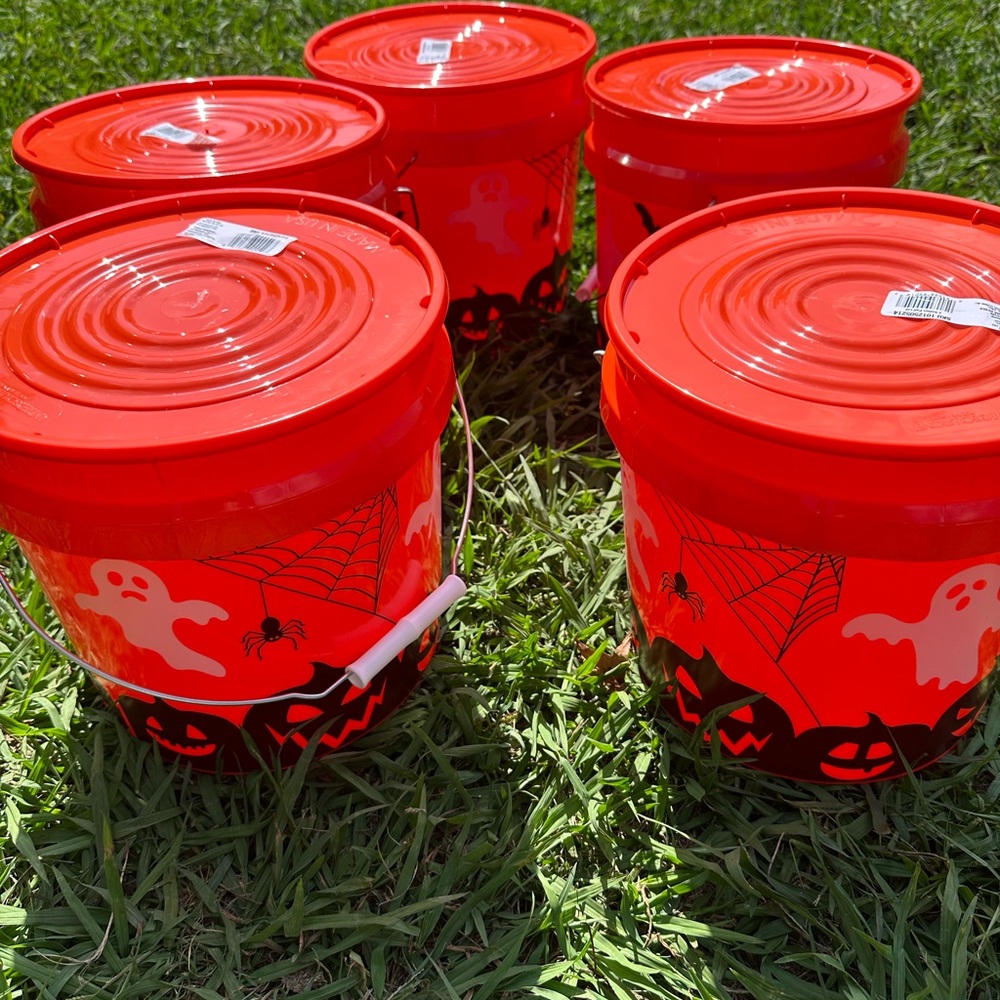 Halloween Home Depot Buckets